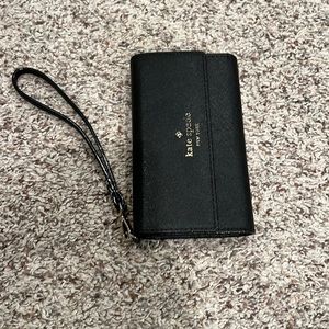 Kate Spade black wristlet.